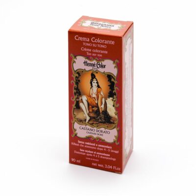 Crema colorante CASTANO DORATO (Chatain Dore') Flacone da 90 ml-0