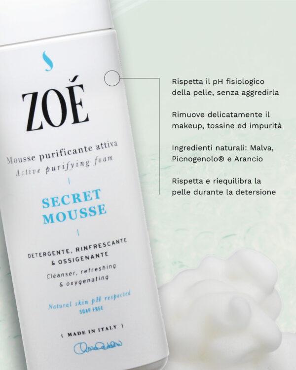 SECRET MOUSSE Mousse detergente viso 150 ml - immagine 2